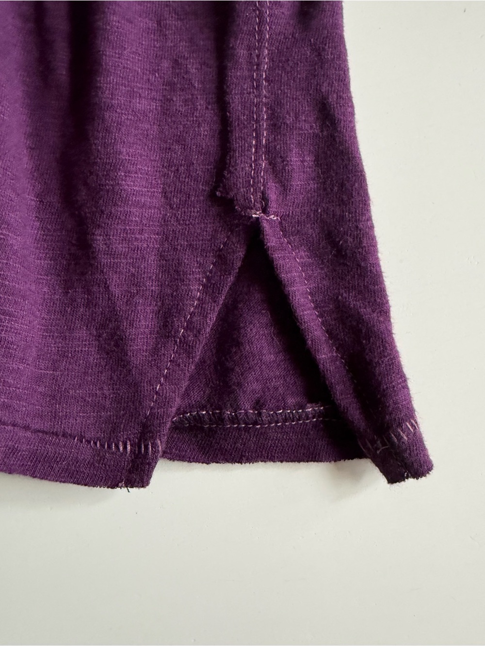 Free People (We the Free) V-Neck Oversized Tee in Purple - Picture 5 of 6